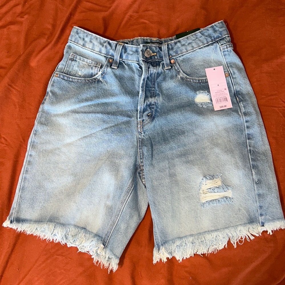 High Rise Bermuda Jean Short